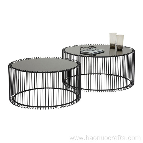 Iron designer furniture simple personality coffee table